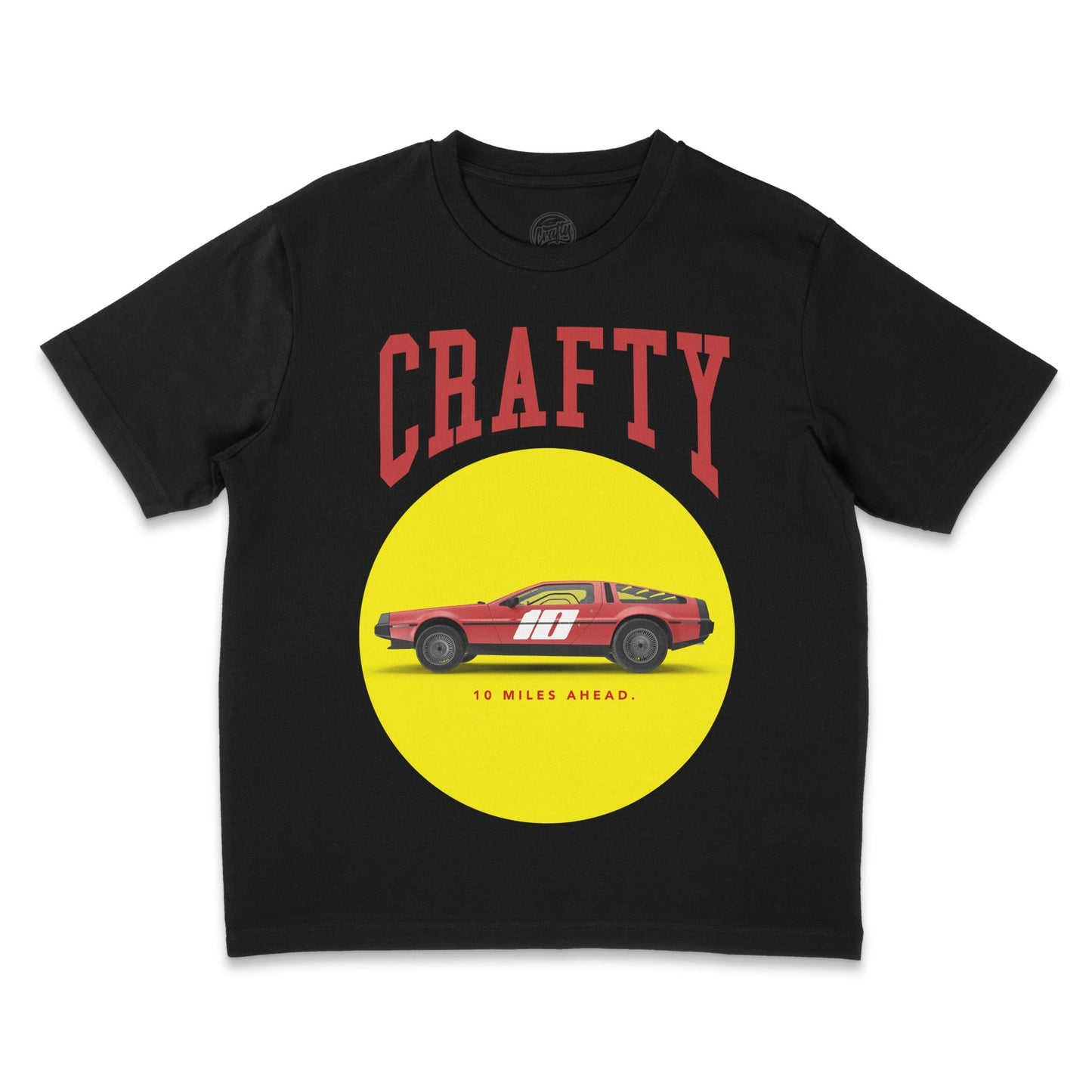 CRAFTY TOO FAST TEE - BLACK